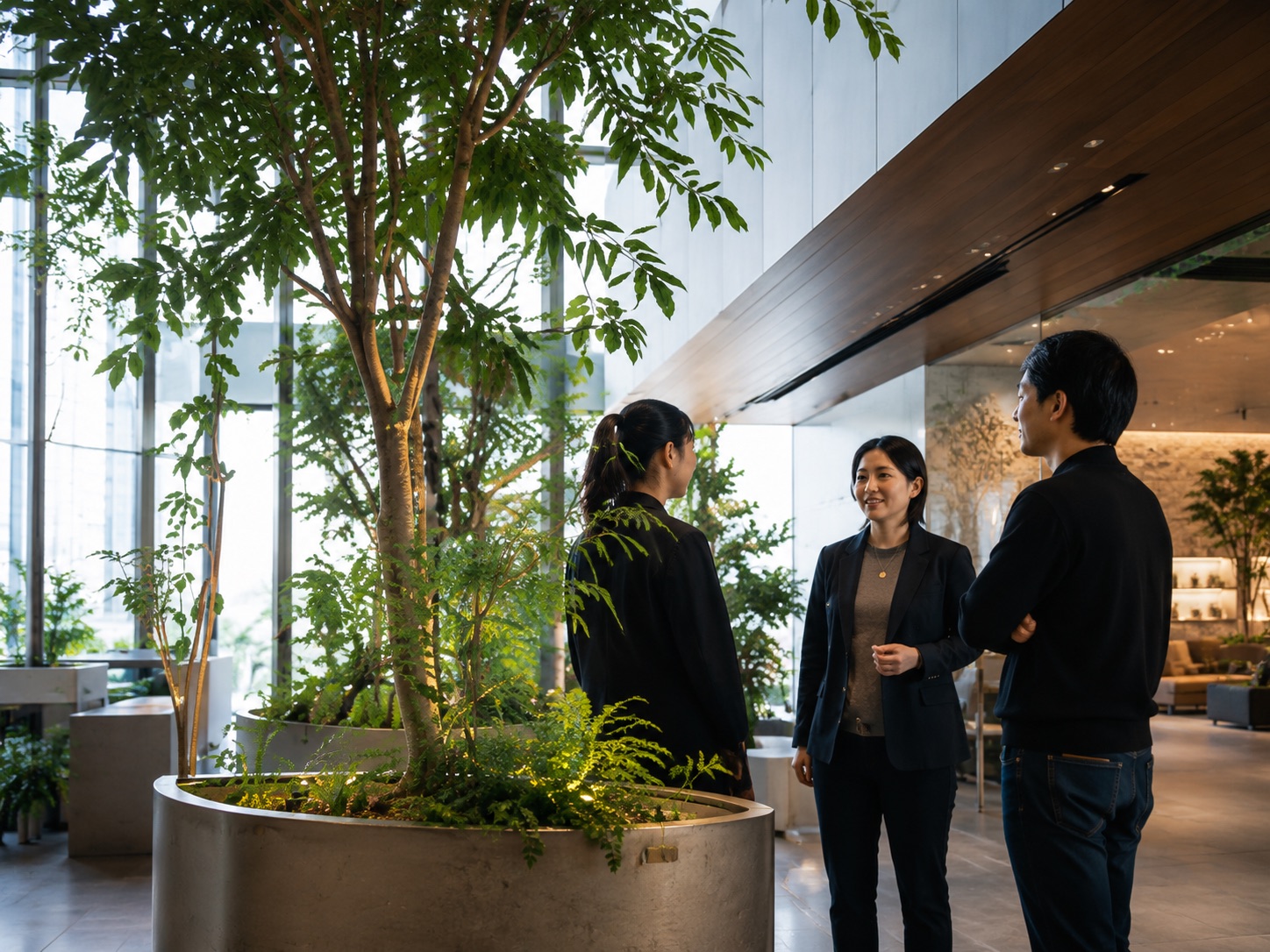 オフィスの植栽施工事例